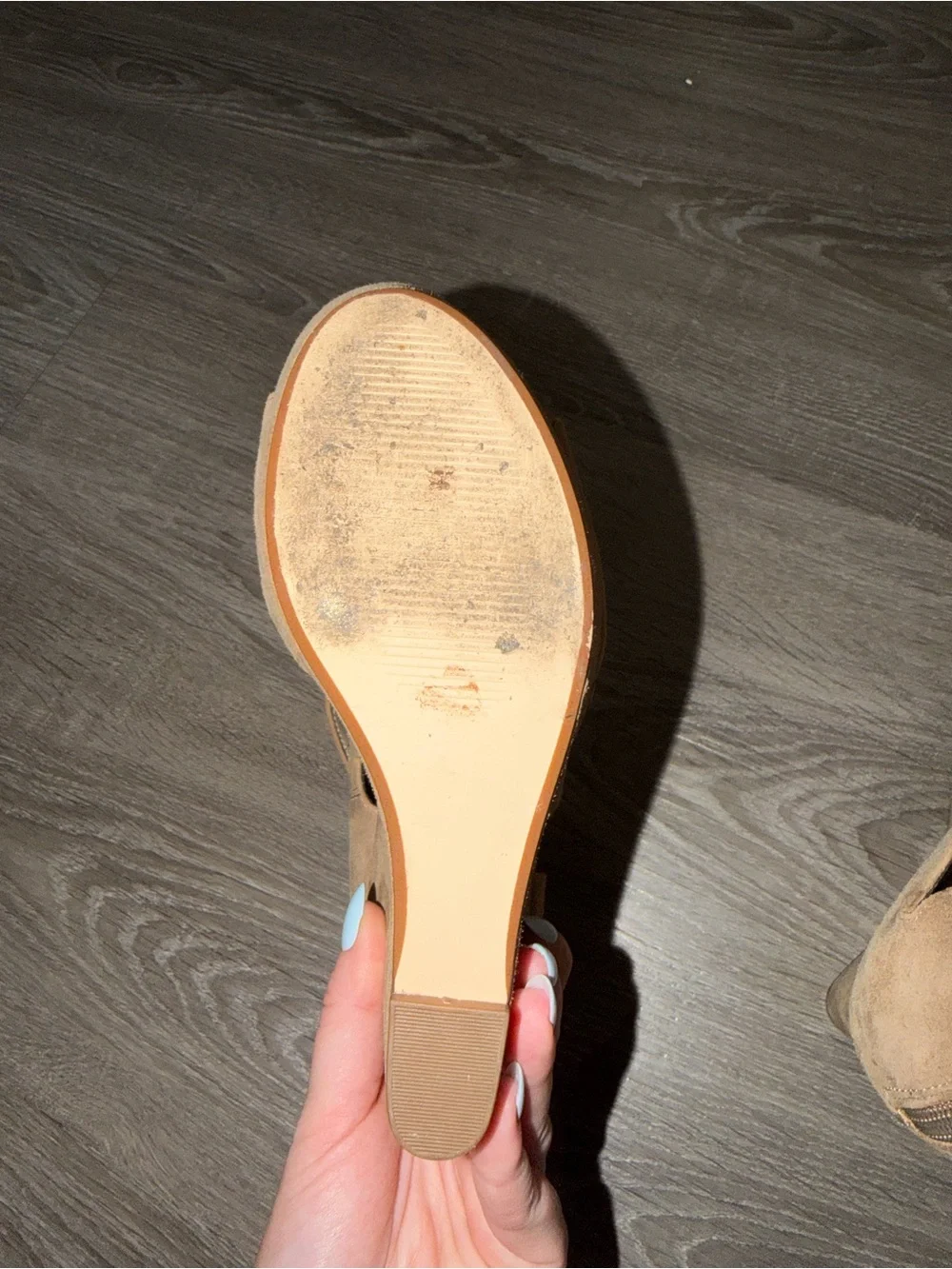 Steve Madden suede upper